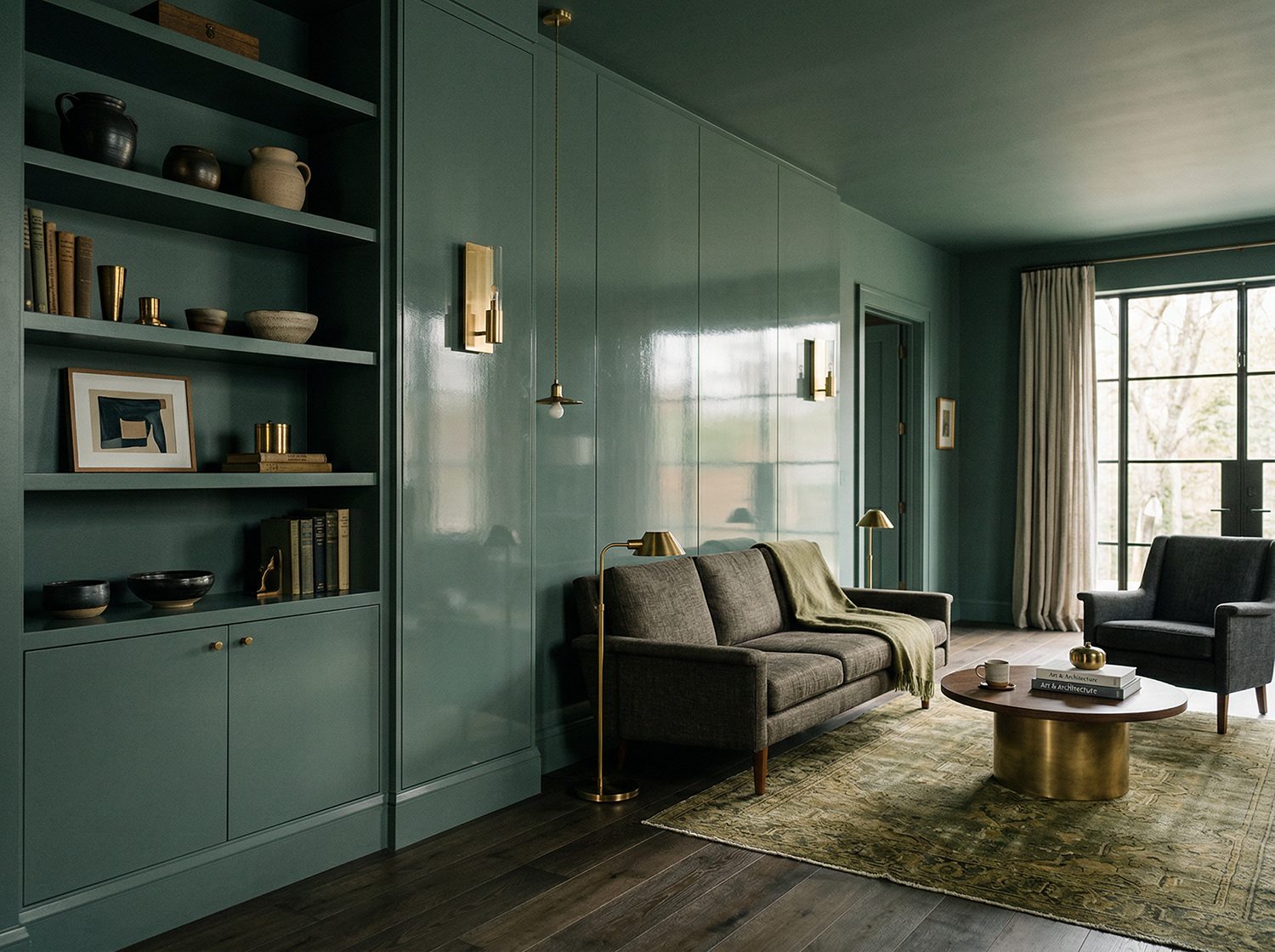 Behr- Hidden Gem Inspired Interior Color Drenching Behr: Hidden Gem - another 2026 color trend