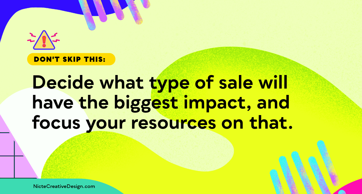Holiday Campaign Planning starts with determining what sales will have the biggest impact. 